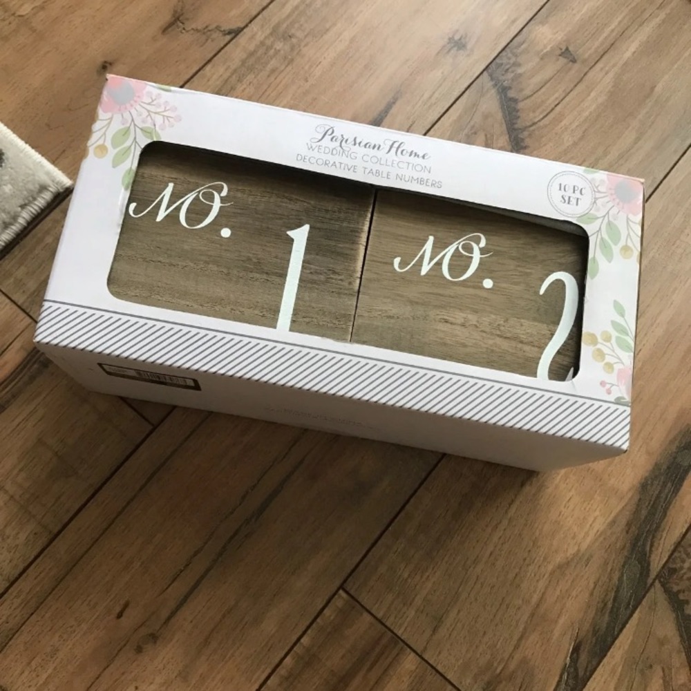 Wedding Decor Table Numbers